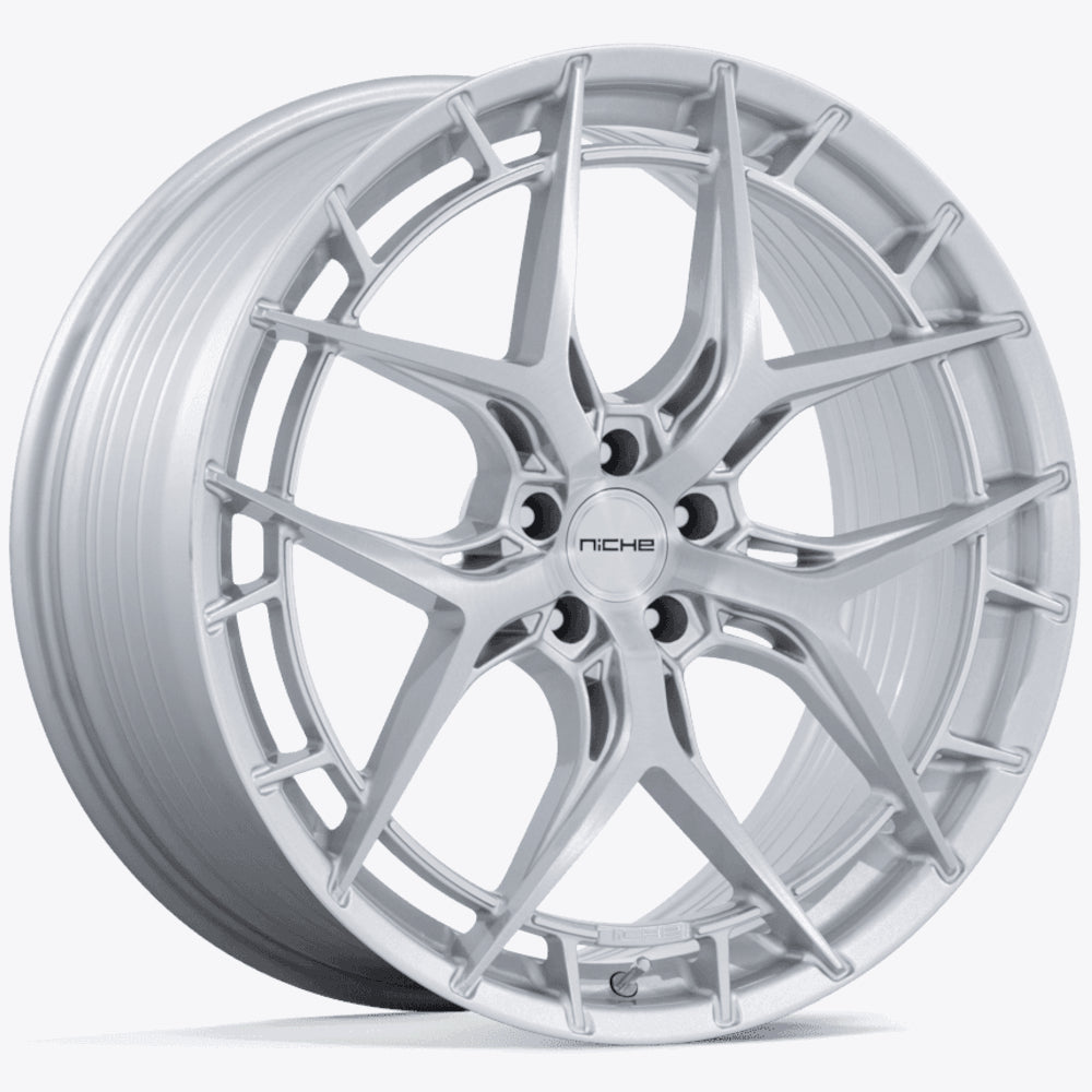 Niche Riviera Silver Brushed Wheel