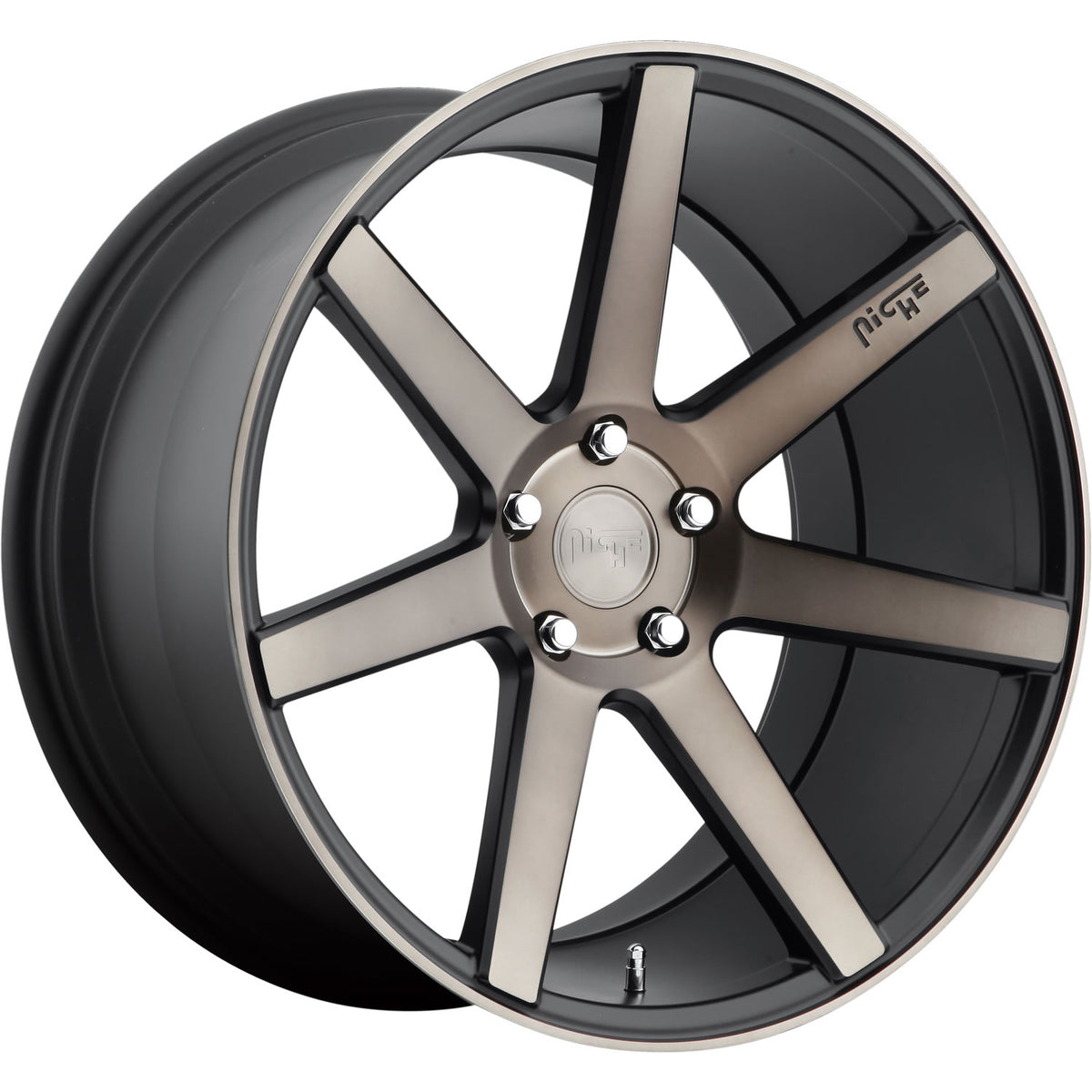 Niche Verona Black Machined Wheel
