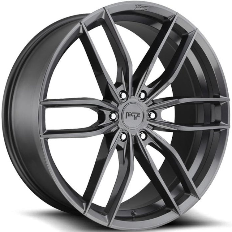 Niche Vosso M204 18x8 +40mm Matte Anthracite