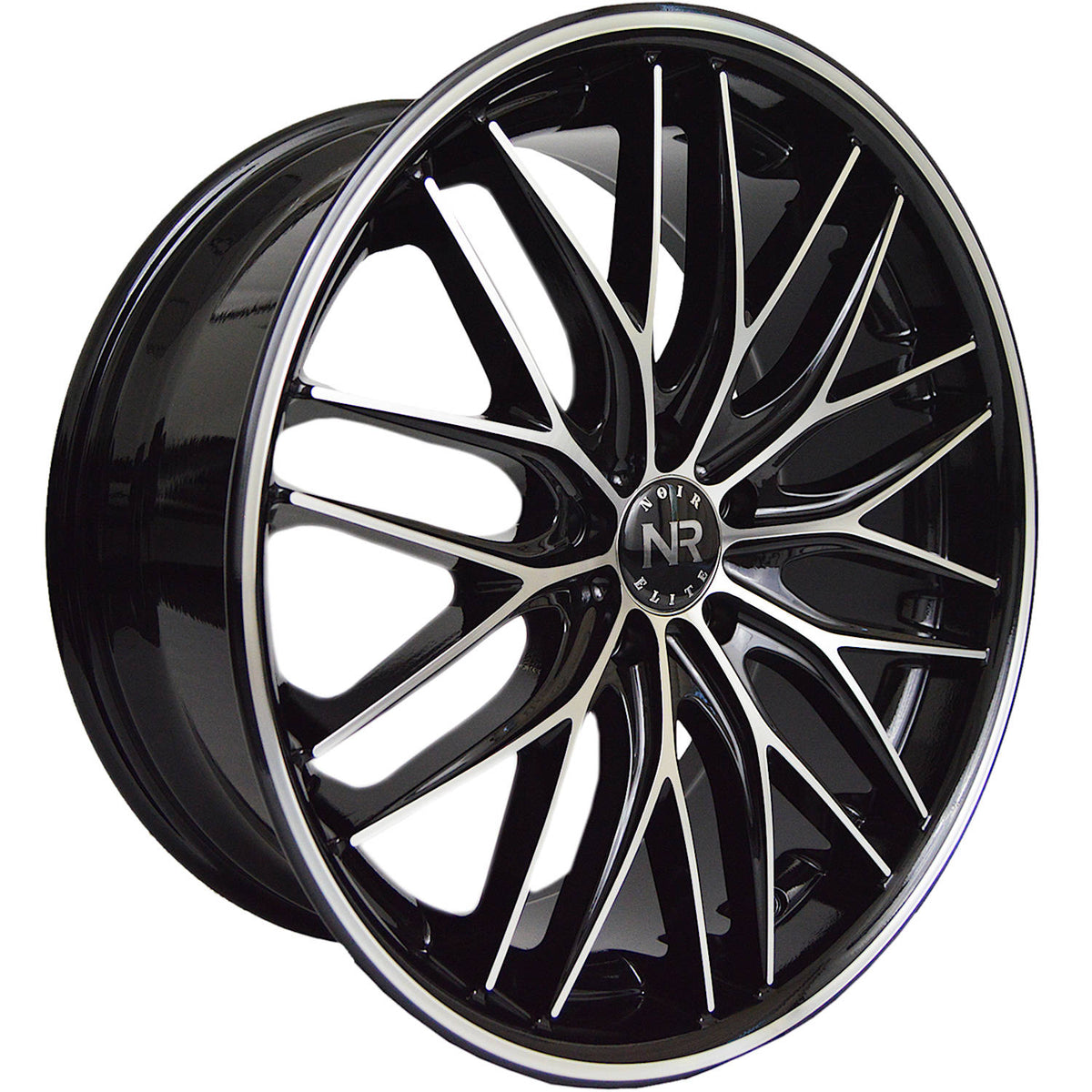 Noir Elite NR106 Black Machined Wheel