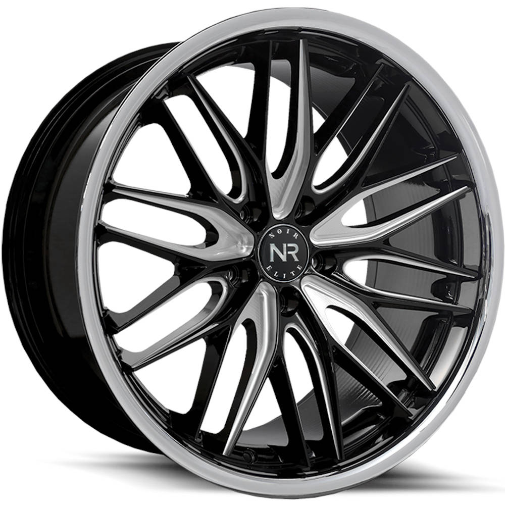 Noir Elite NR106 Black Milled Wheel