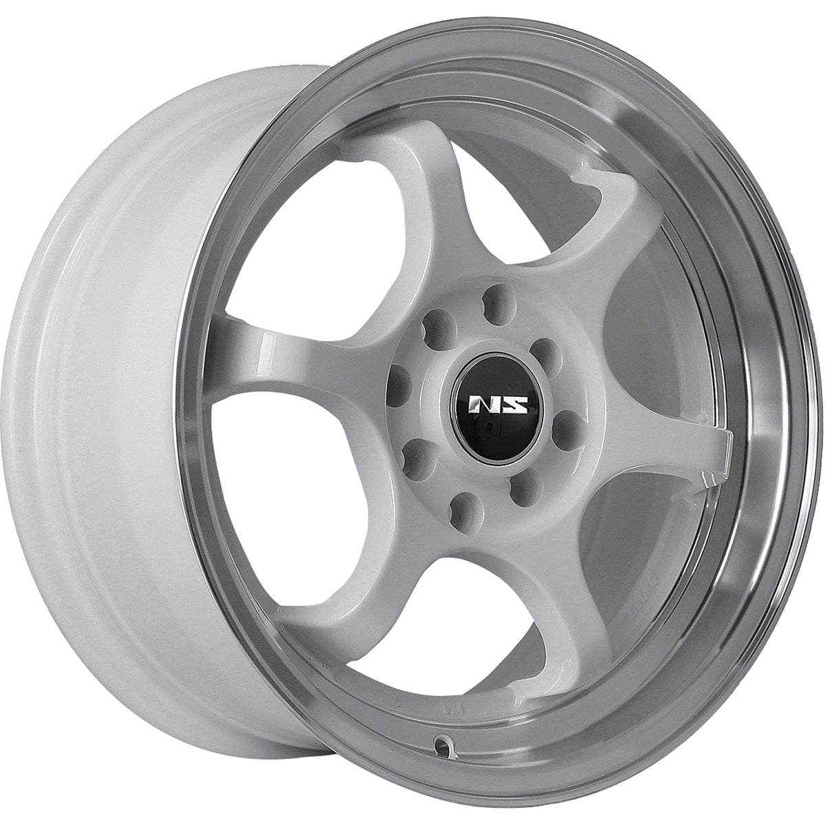 NS NS1202 White Machined Wheel