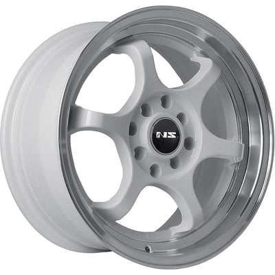 NS NS1202 White Machined Wheel