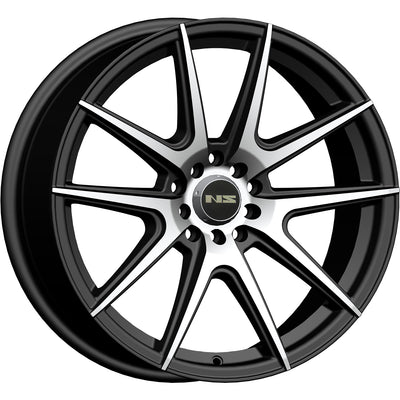 NS NS1503 Black Machined Wheel