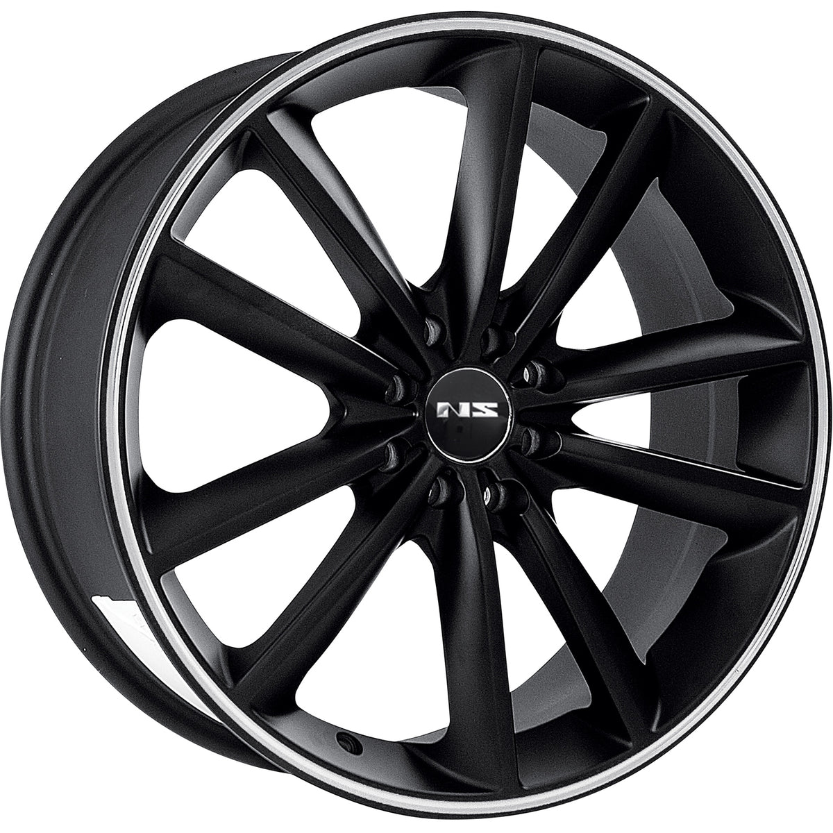 NS NS9012 Black Machined Wheel
