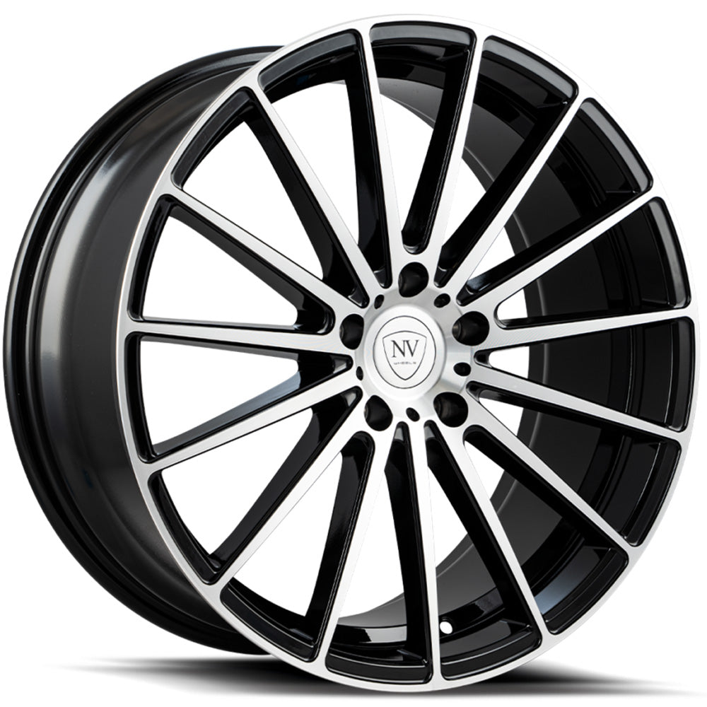NV Wheels NVXV Black Machined Wheel