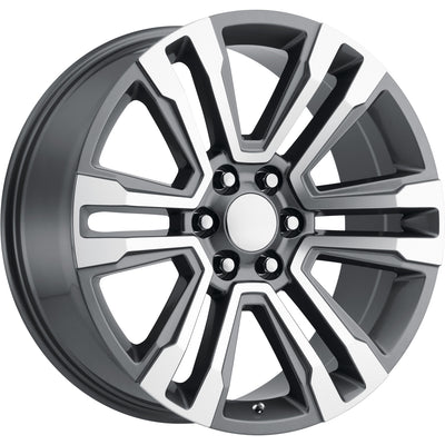 OE Performance 182 Gunmetal Machined Wheel