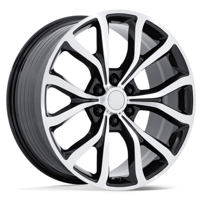 OE Performance 230 Black Machined Wheel