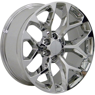 OE Replica Wheels Chevrolet Snowflake Chrome Wheel