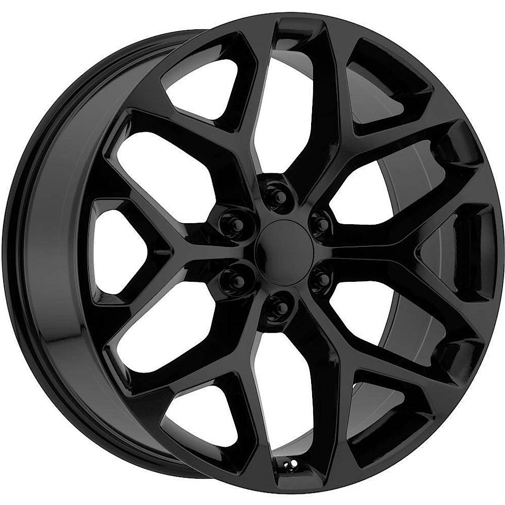 OE Replica Wheels Chevrolet Snowflake Flat Black Wheel