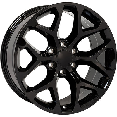 OE Replica Wheels Chevrolet Snowflake Gloss Black Wheel