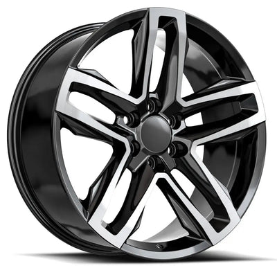 OE Revolution C-24 22x9 +24mm Gloss Black & Milled