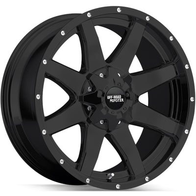 Off Road Monster M08 Black Milled Wheel