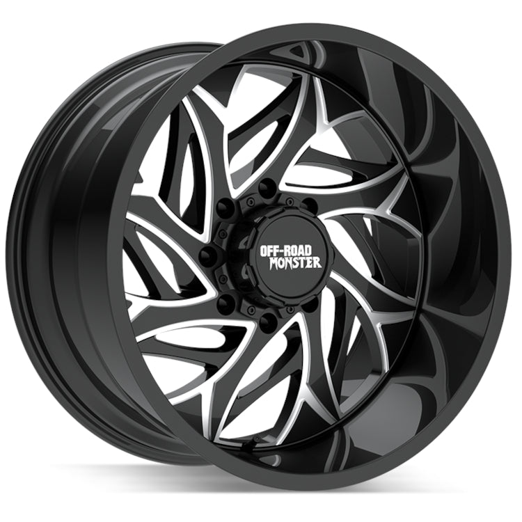 Off Road Monster M28 Black Milled Wheel