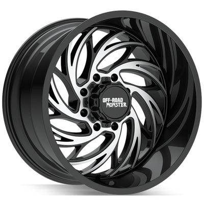 Off Road Monster M29 Black Machined Wheel