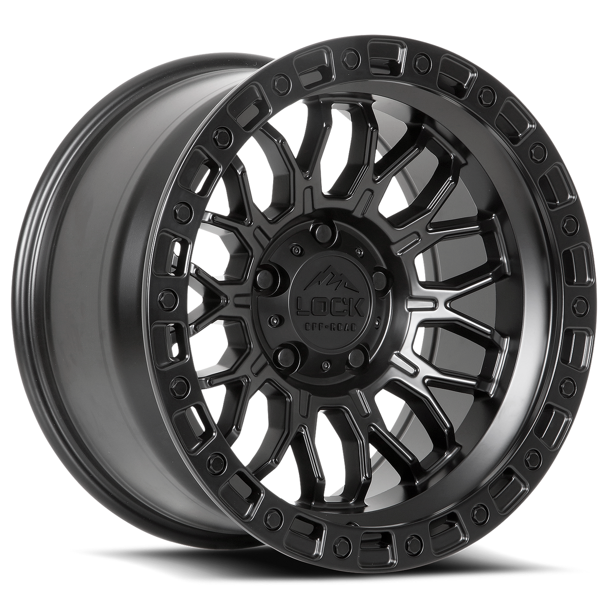 Lock Offroad COMBAT Black with Matte Bla wheel