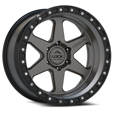 Lock Offroad OLYMPUS Grey with Matte Blac wheel