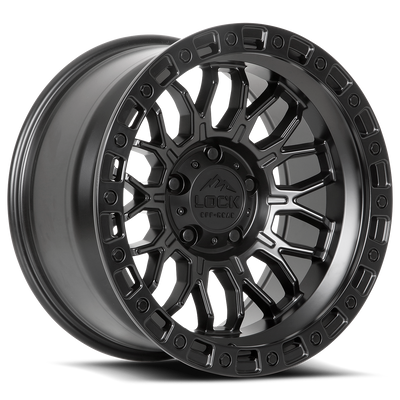 Lock Offroad COMBAT Black with Matte Bla wheel