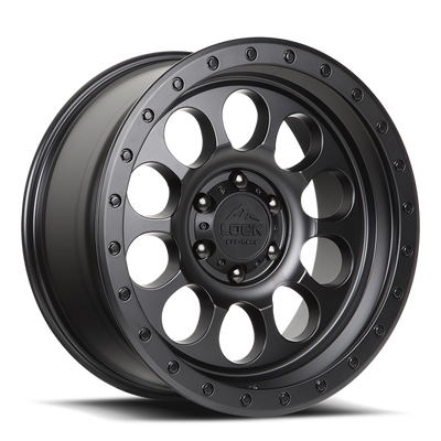 Lock Offroad 50CAL Black with Matte Bla wheel