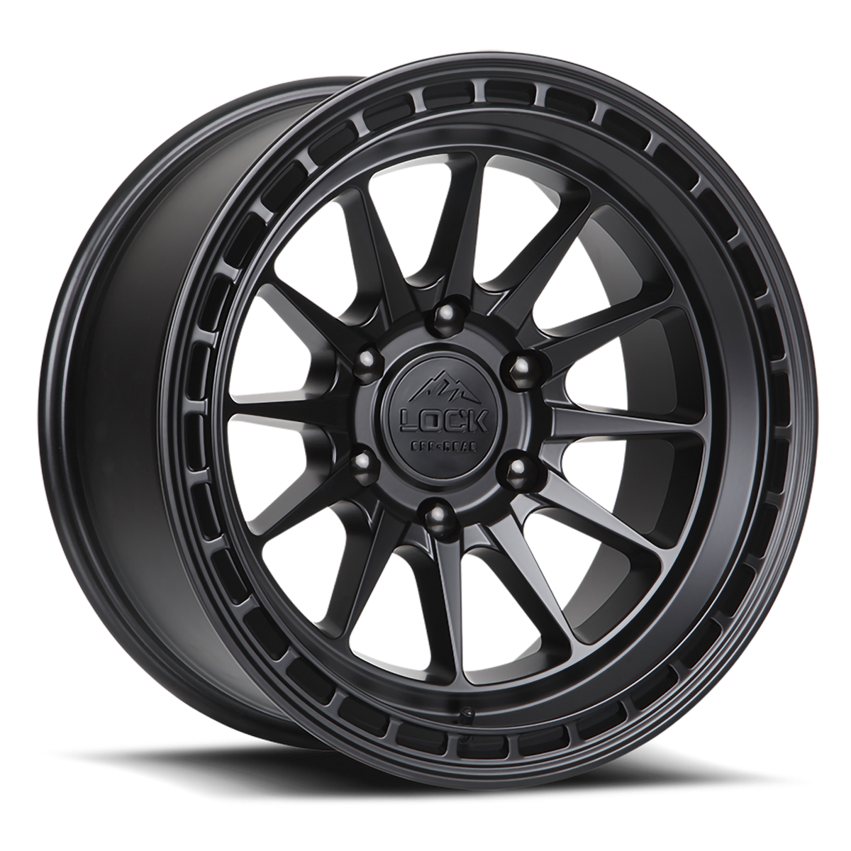 Lock Offroad BAJA Black with Matte Bla wheel