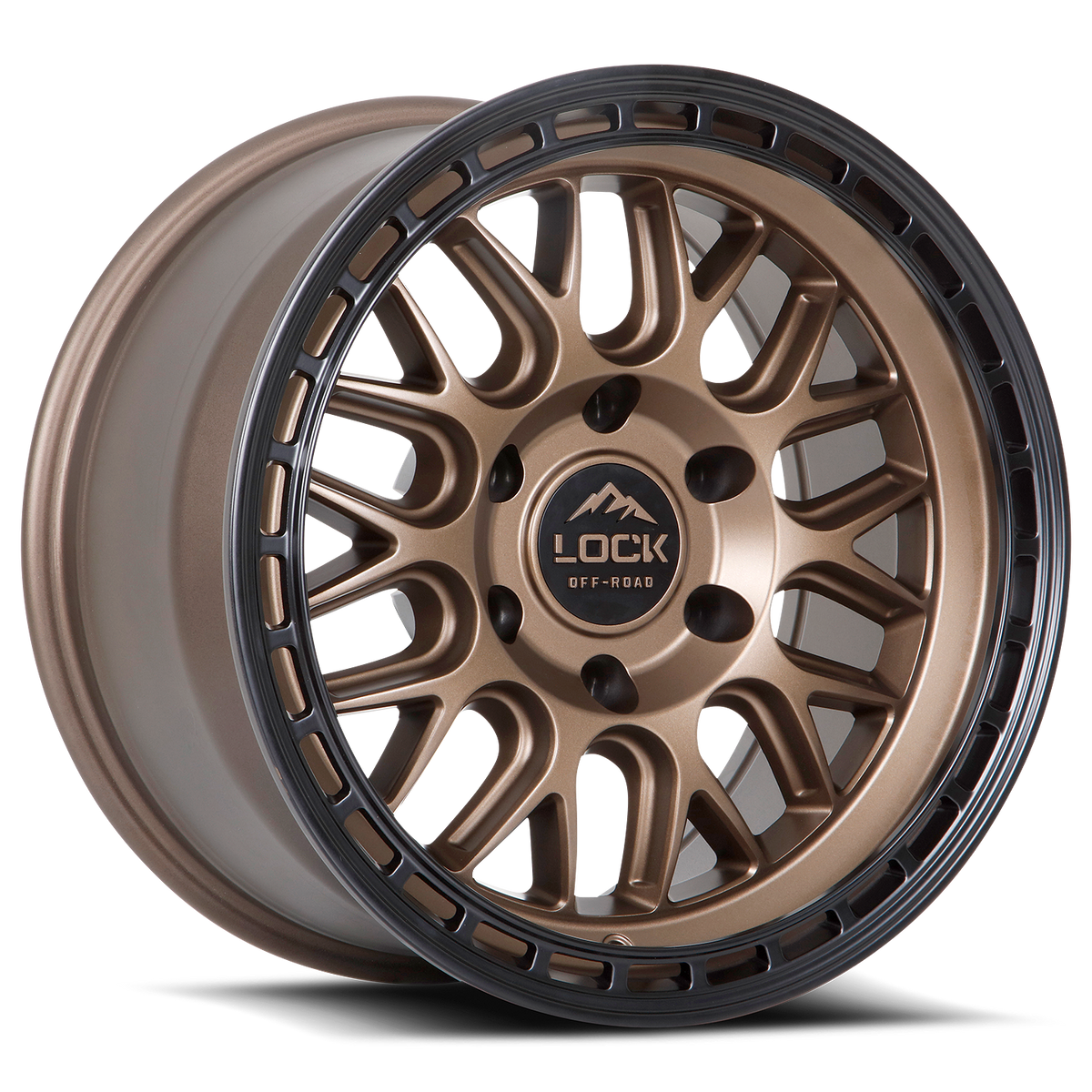 Lock Offroad ONYX Bronze with Matte Bl wheel