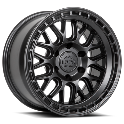 Lock Offroad ONYX Black with Matte Bla wheel