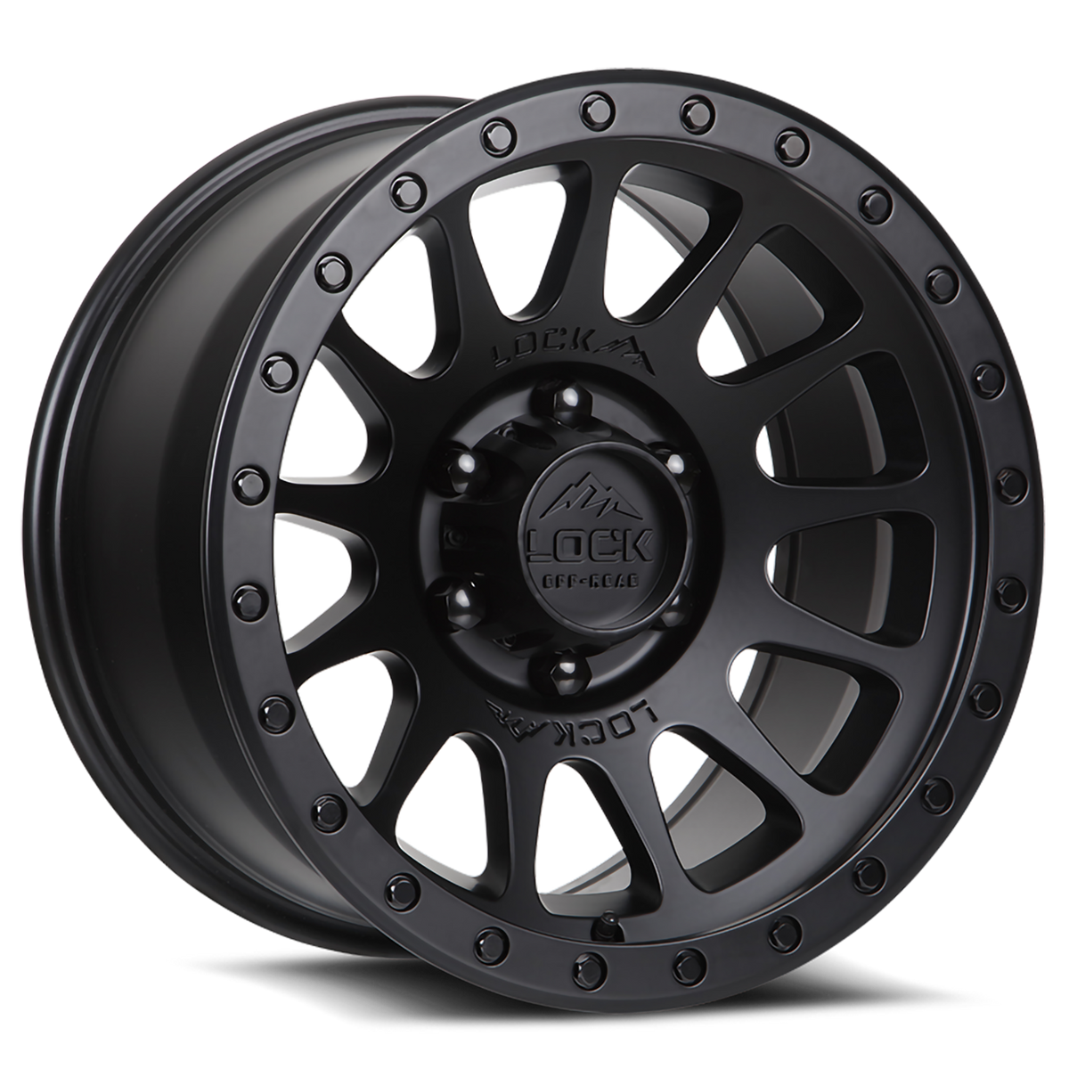 Lock Offroad YOSEMITE Black with Matte Bla wheel