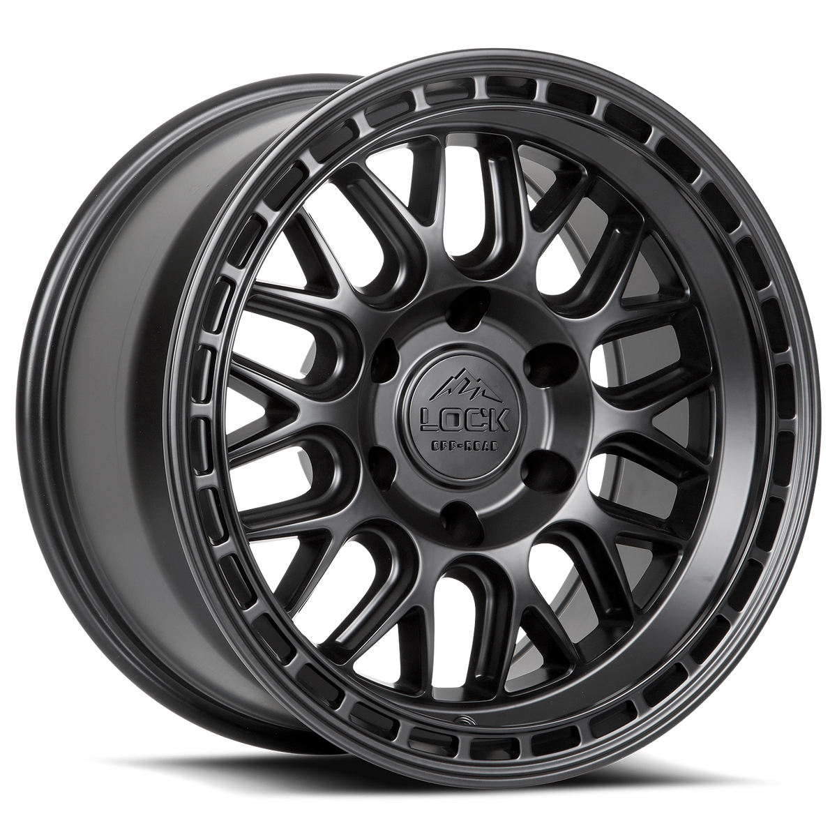 Lock Offroad ONYX Black with Matte Bla wheel
