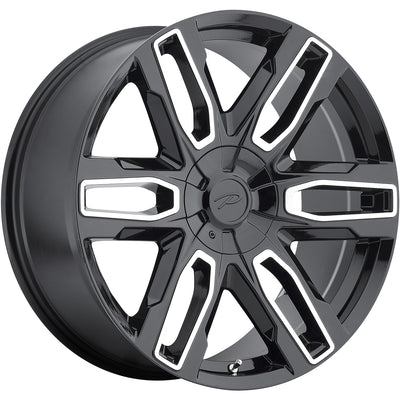Pacer Benchmark Black Machined Wheel