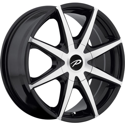 Pacer Rebel Black Machined Wheel