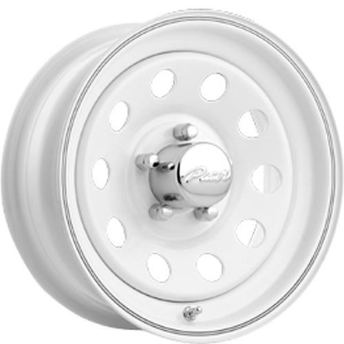 Pacer White Modular White Wheel