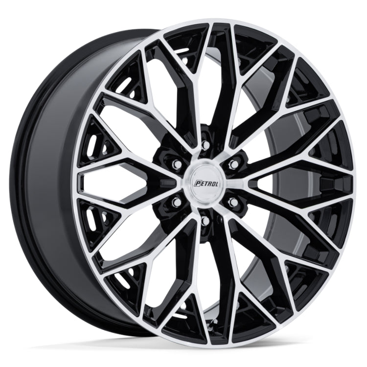 Petrol P5E Black Machined Wheel
