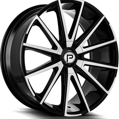 Pinnacle Bella Machined Black wheel