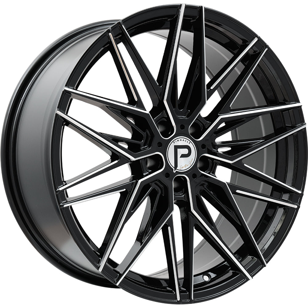 Pinnacle Majestic Black Milled Wheel