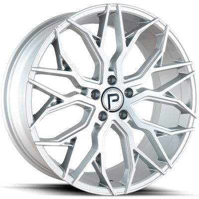 Pinnacle Mystic Silver Machined Wheel