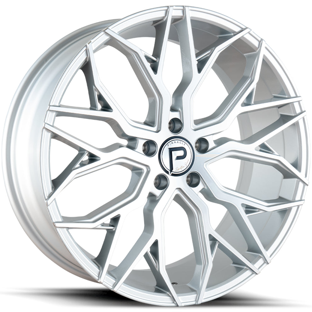 Pinnacle Mystic Silver Machined Wheel