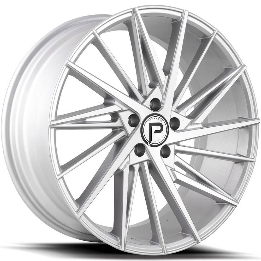Pinnacle Snazzy Silver Machined Wheel
