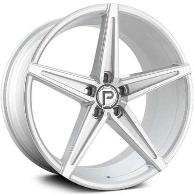Pinnacle Supreme Silver Machined Wheel