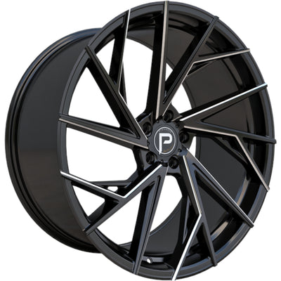 Pinnacle Swank Black Milled Wheel
