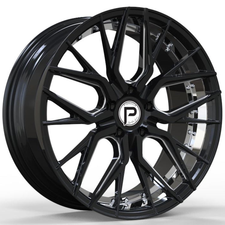Pinnacle Zenith Black Milled Wheel