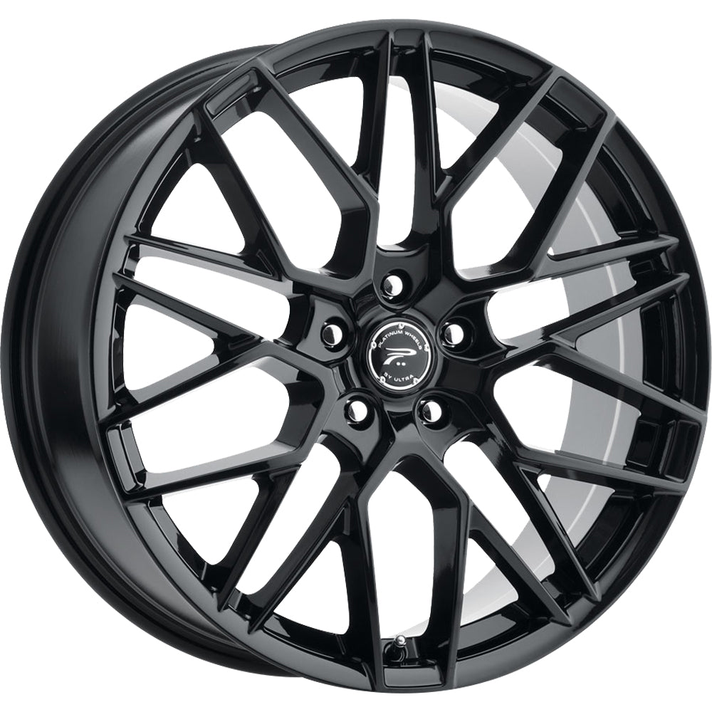 Platinum Retribution Gloss Black Wheel