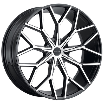 Privelux PL19 Black Machined Wheel