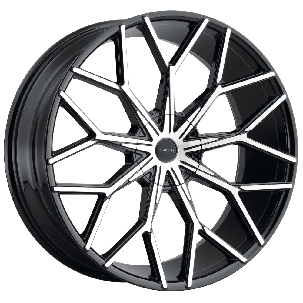Privelux PL19 Black Machined Wheel