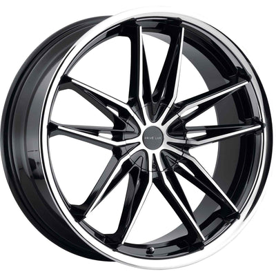 Privelux PL4 Black Machined Wheel