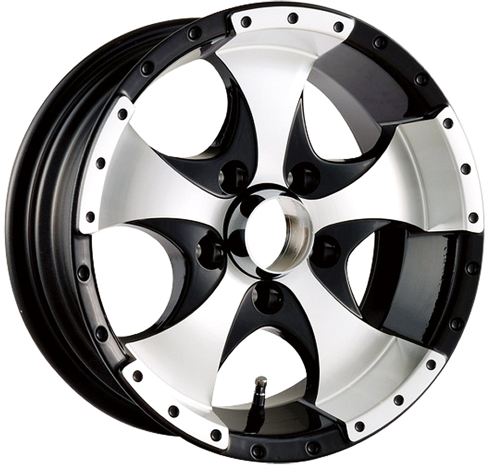 Ion Style 136 Gloss Black Machined wheel