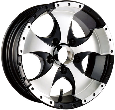Ion Style 136 Gloss Black Machined wheel