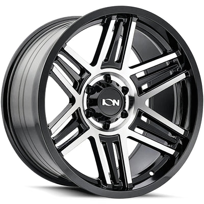 Ion 147 Gloss Black Machined wheel