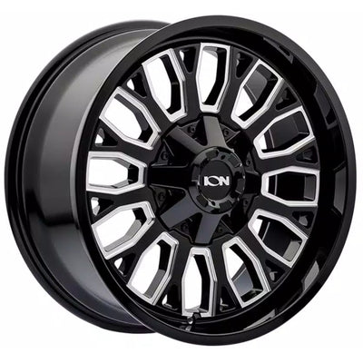 Ion 152 Gloss Black Milled wheel