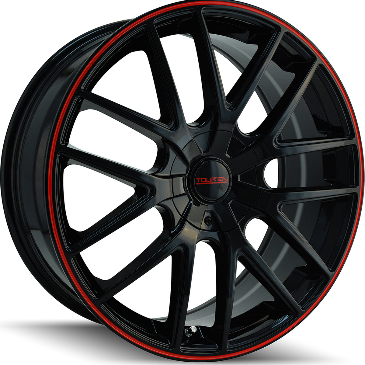 Touren TR60 3260 Black with Red Ring wheel