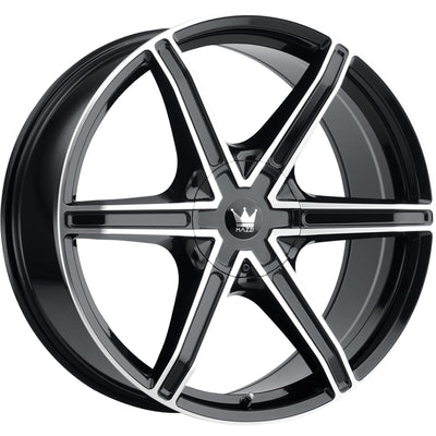 Mazzi Stilts Black with Machined wheel